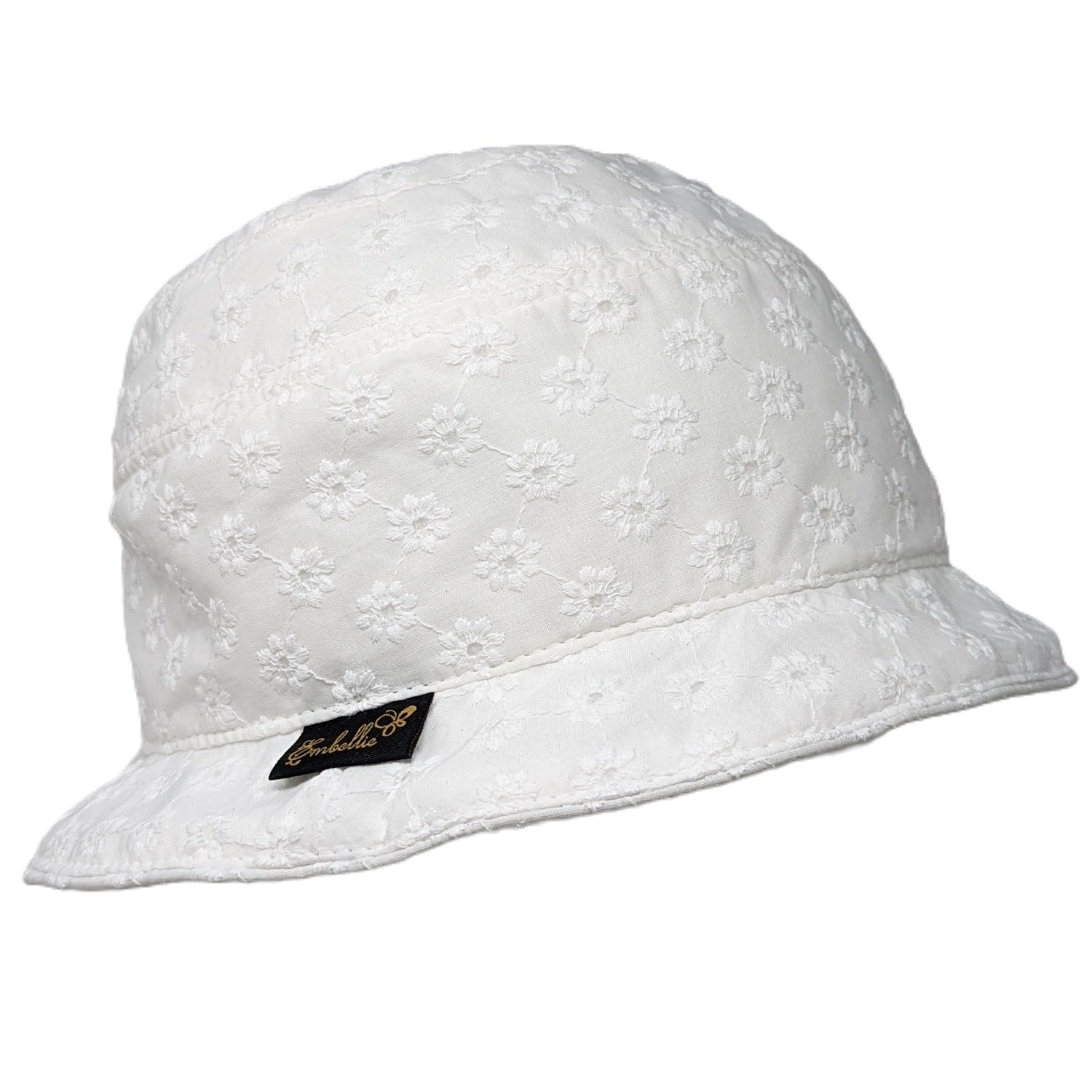 Chapeau cloche de broderie Lorella