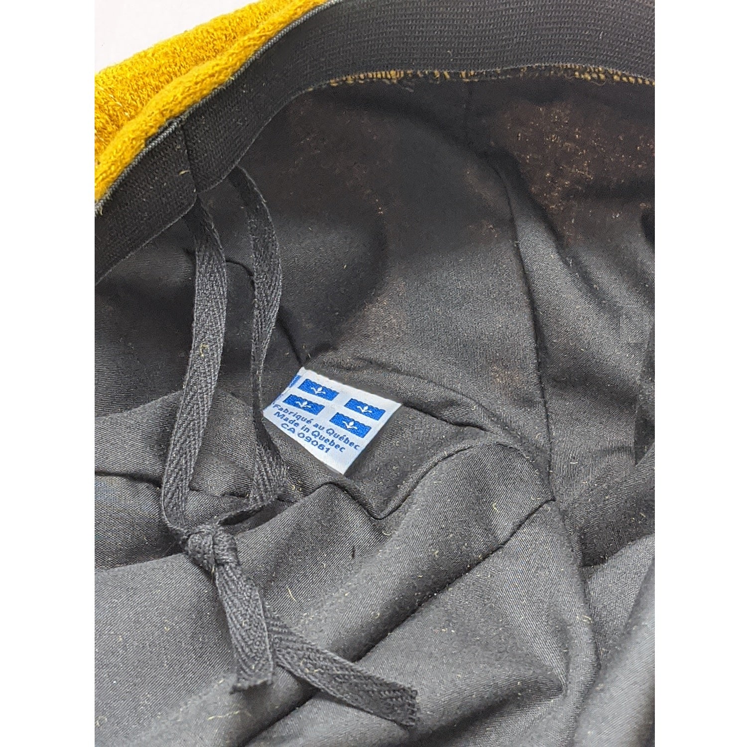 Casquette en laine bouillie