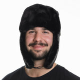 Aviator hat with eco-friendly fur