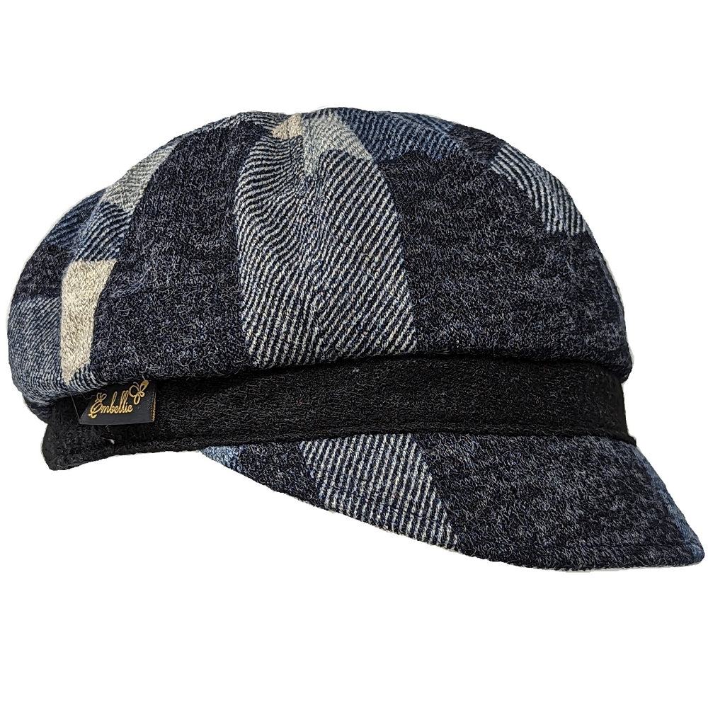 Casquette gavroche à carreaux