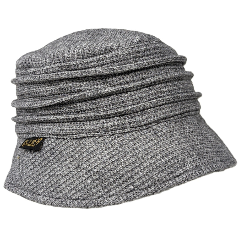 Chapeau cloche tissu gaufré