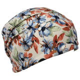 Tuque pendante à motif floral