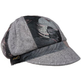 Casquette gavroche à motif marbré