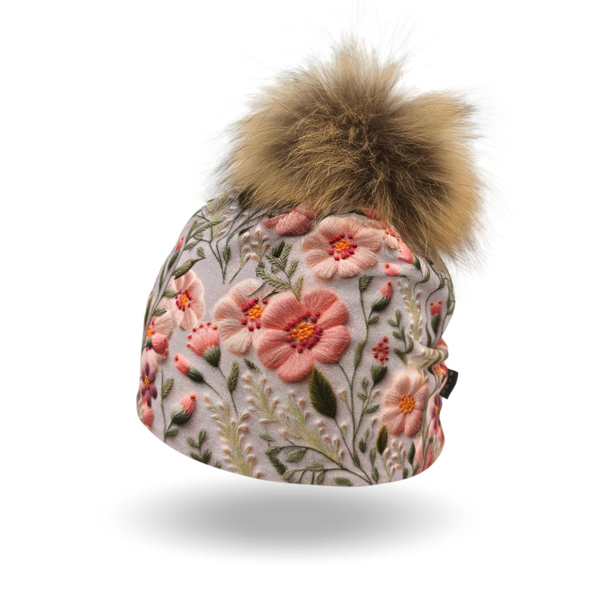 Bonnet Broderie de fleurs