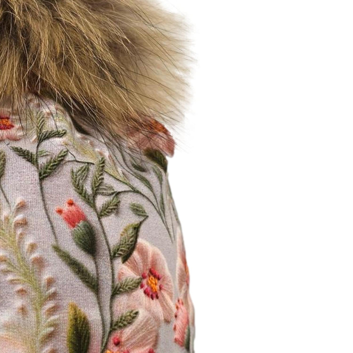 Bonnet Broderie de fleurs