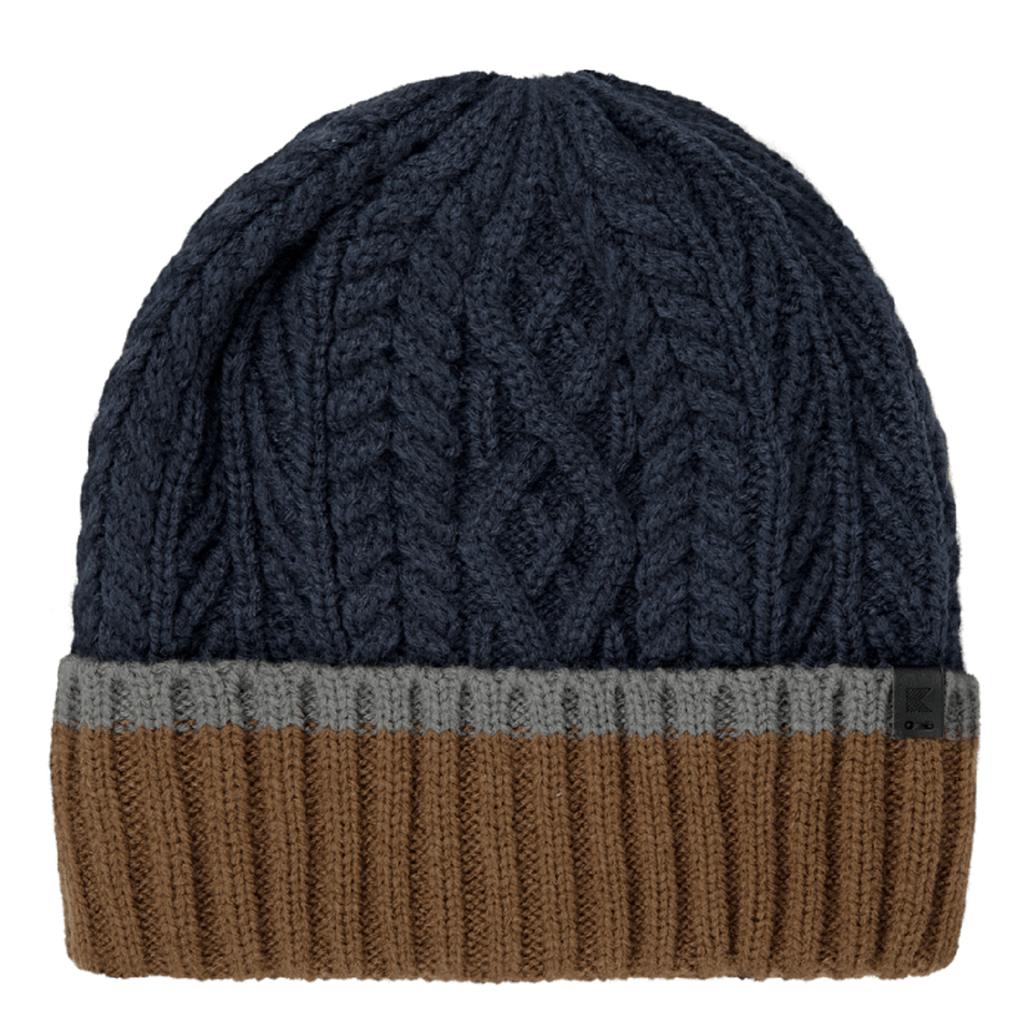 Cable knit hat