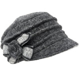 Boiled wool cap