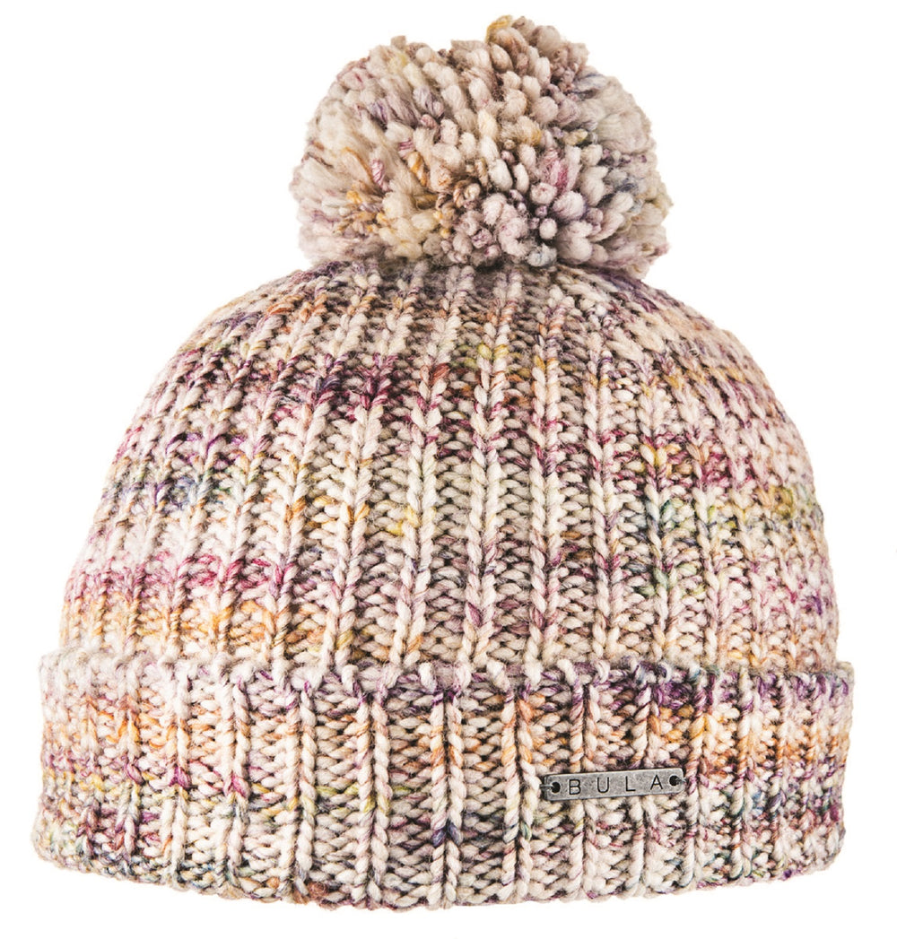 Tuque bonnet avec revers en tricot de laine