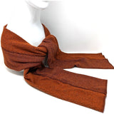 Double-effect contrast scarf
