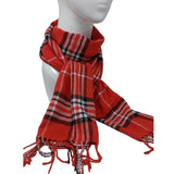 Checkered scarf scarf