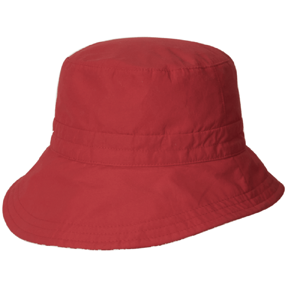 Chapeau bucket réversible Felicia rouge